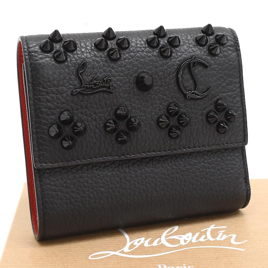 クリスチャンルブタン　スタッズ　三つ折財布 Christian Louboutin（クリスチャンルブタン） 新品同様 ルバンザ