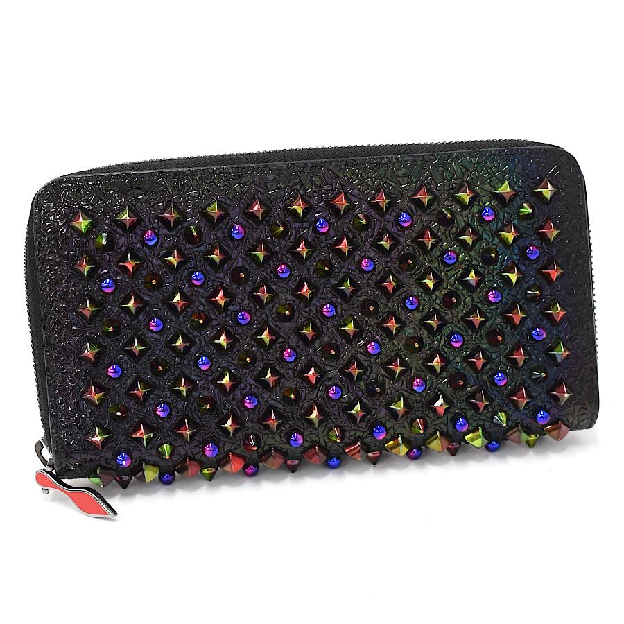 正規品】クリスチャンルブタン パネトーネ 長財布 ロゴワッペン