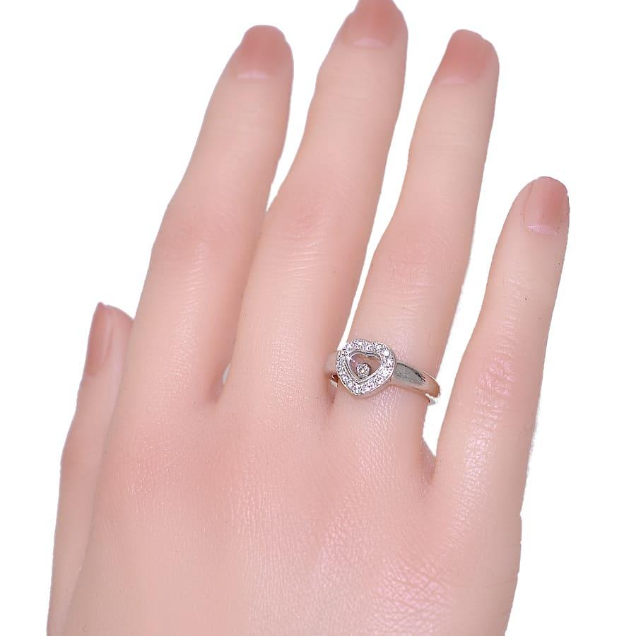 Chopard 1点限定 ショパール ハッピーダイヤモンド リング K18WG Chopard 1点限定 ショパール ハッピーダイヤモンド リング K18WG