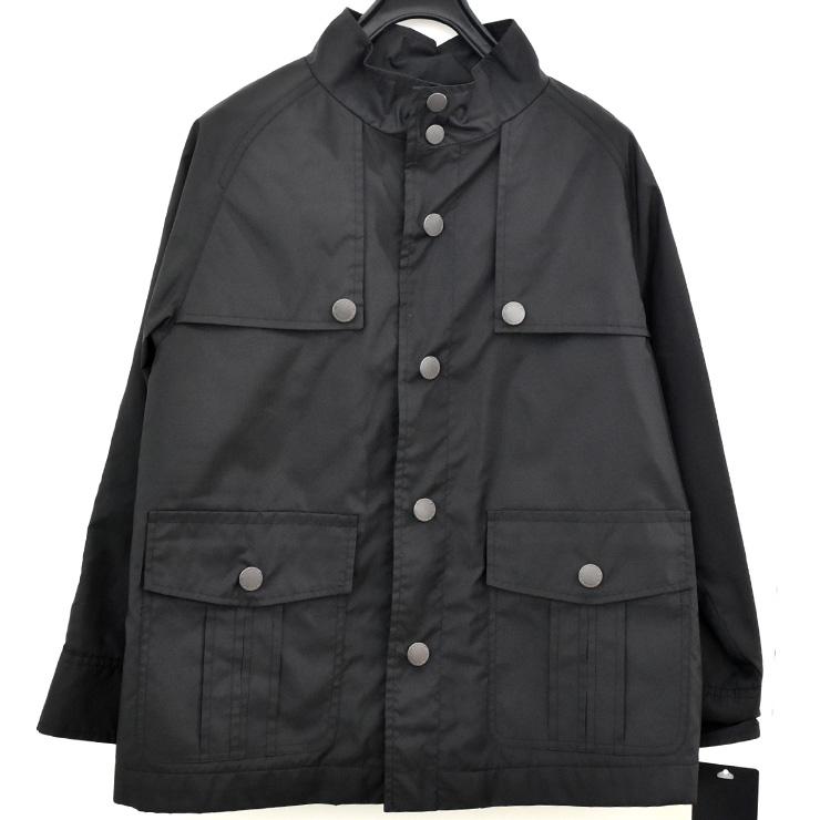 美品！バーバリーロンドン　ジャンパー　キッズ　子供 BURBERRY バーバリー ロンドン ナイロンジャケット キッズ ブラック SS