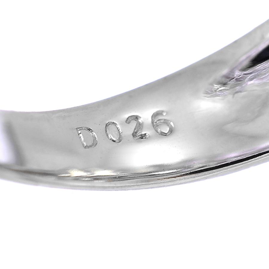 1点限定 リング K18WG ホワイトゴールド ダイヤモンド 0.26ct サークル