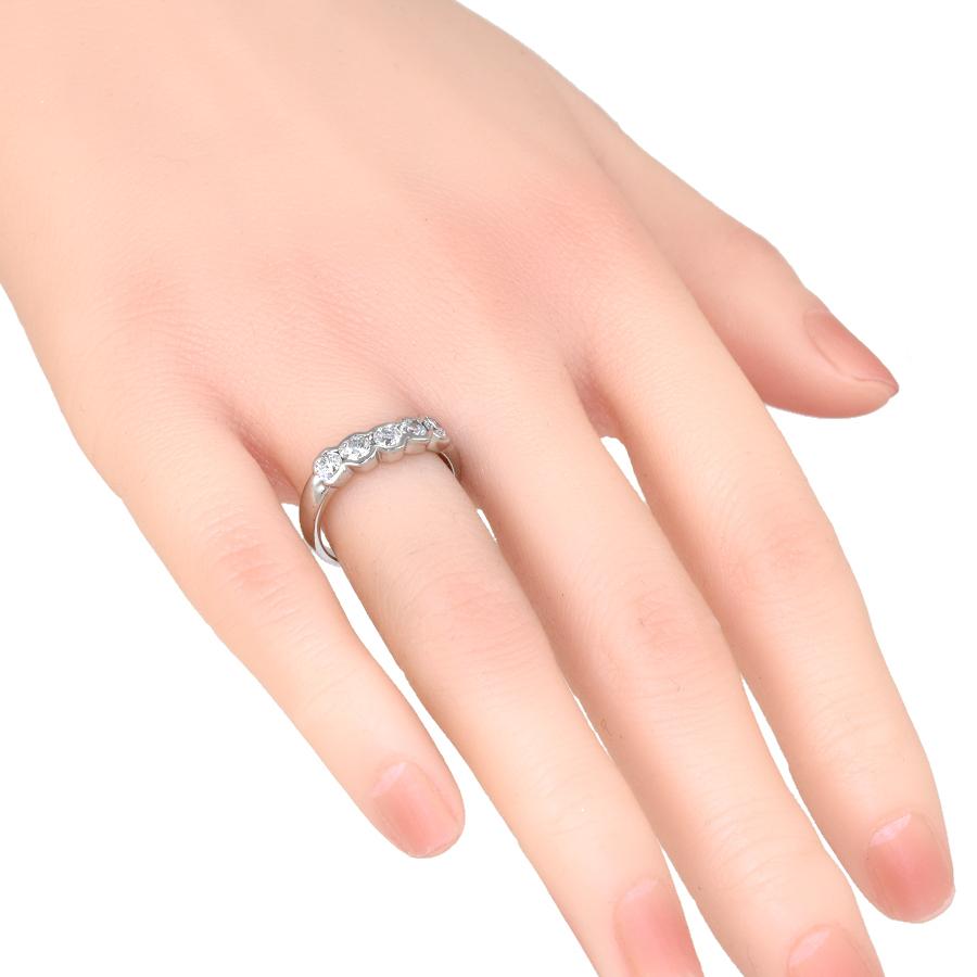 K18 ダイヤモンドリング ジュエリーマキ ジュエリーマキ リング 指輪 K18ホワイトゴールド ダイヤモンド 0.75ct
