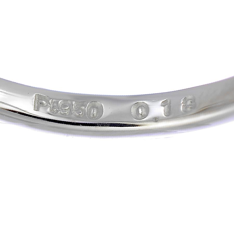 1点限定 新品同様 リング Pt900 プラチナ ダイヤモンド 0.18ct 