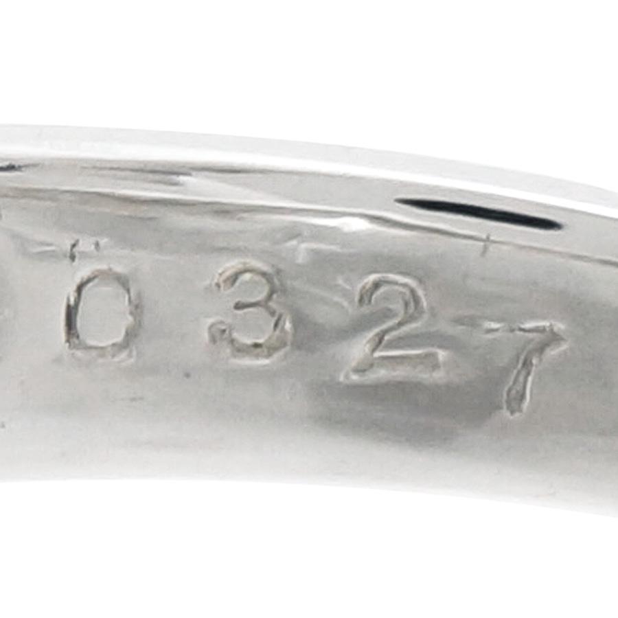 リング プラチナ900 ダイヤモンド 0.327ct 0.133ct 7号 ソーティング