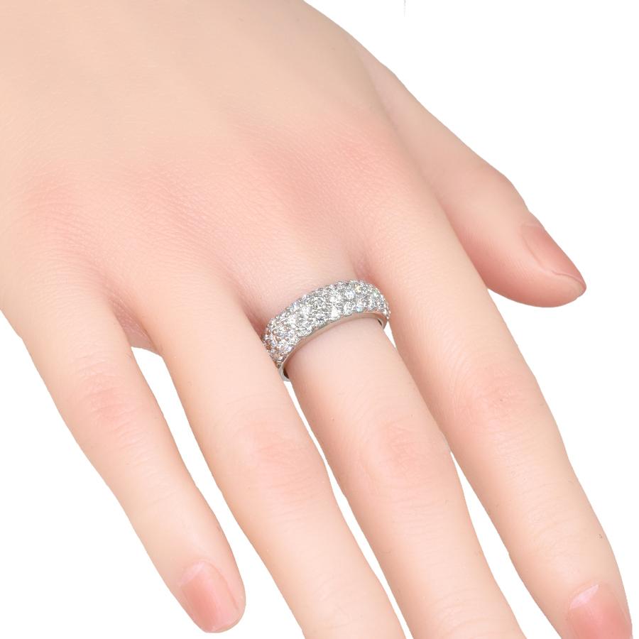 新品同様 リング 指輪 プラチナ900 パヴェ ダイヤモンド 1.72ct 12.5号 
