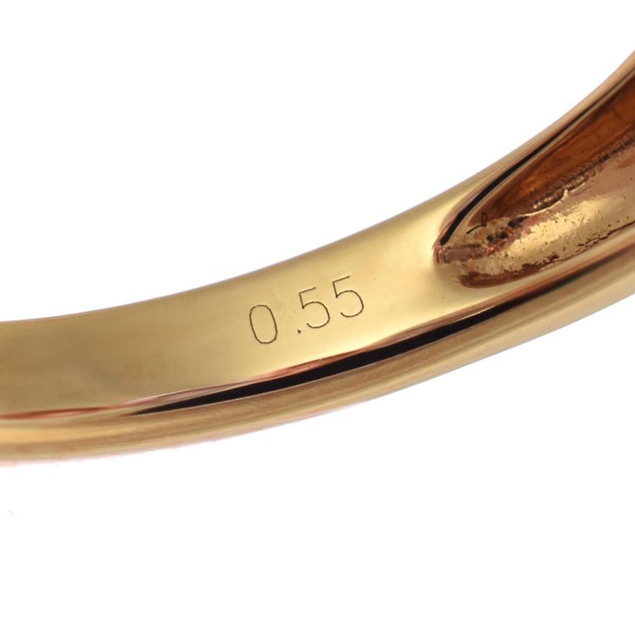 新品同様 GSTV ハート リング 指輪 K18 ピンクゴールド ホワイト