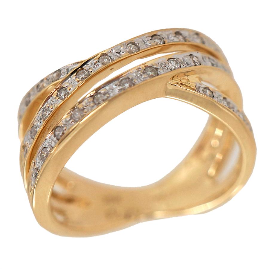 新品同様 リング 18K ダイヤモンド0.20ct 5.3g : メルキャスト - 通販 