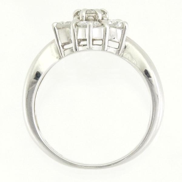プラチナ　9号の指輪 リング プラチナ900 ダイヤモンド 1.00ct サイズ9号 フラワーモチーフ