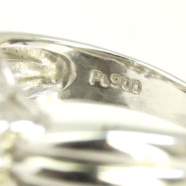 リング プラチナ900 ダイヤモンド 1.00ct サイズ9号 フラワーモチーフ