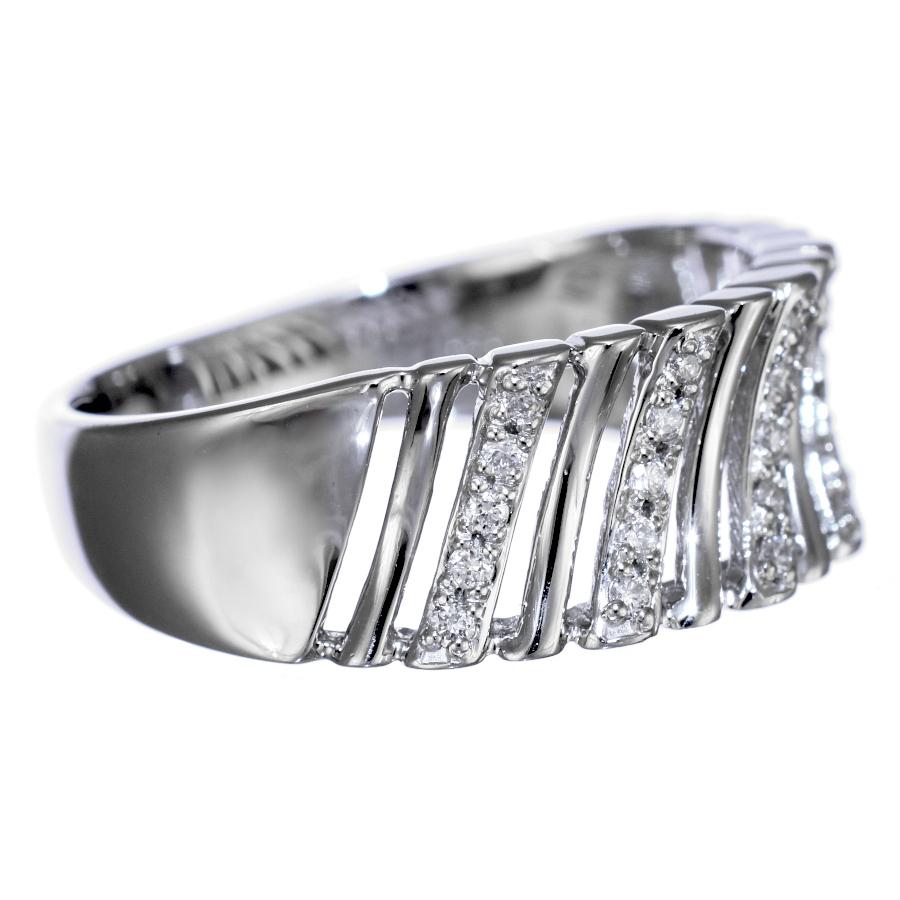 新品同様 リング 指輪 プラチナ900 ダイヤモンド 0.25ct 14号 