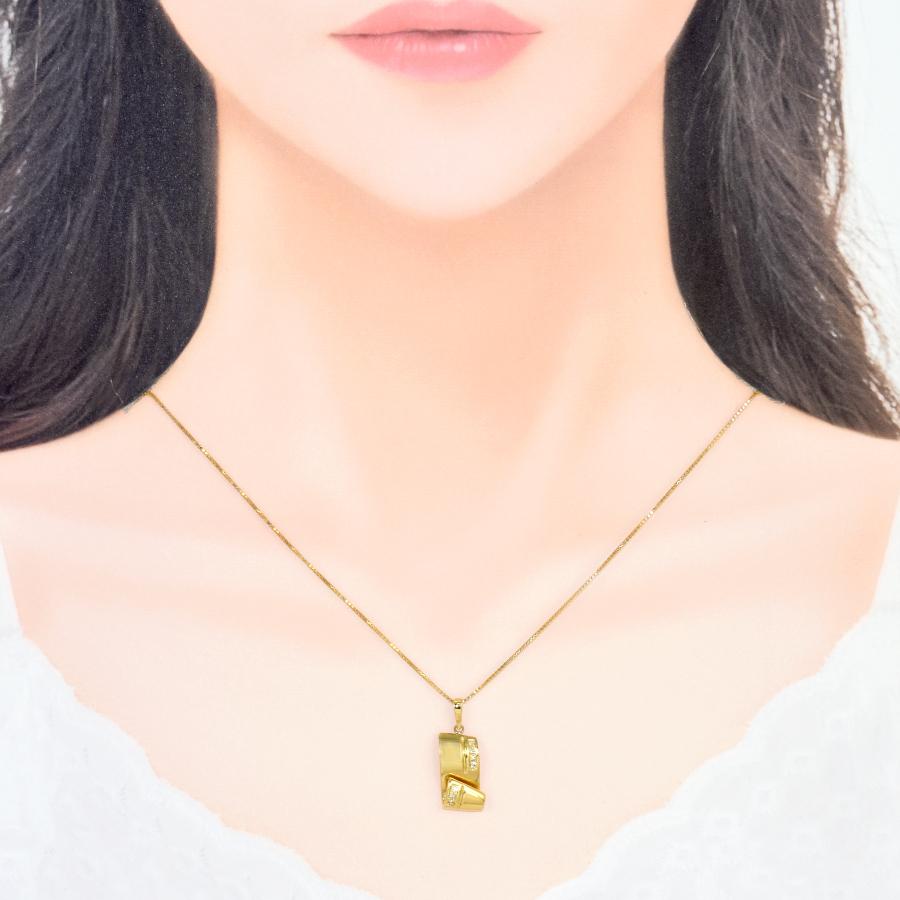 本日17時まで値下げ中！ジュエリーマキ K18　トップ 新品同様 ジュエリーマキ ペンダント ネックレス K18イエローゴールド
