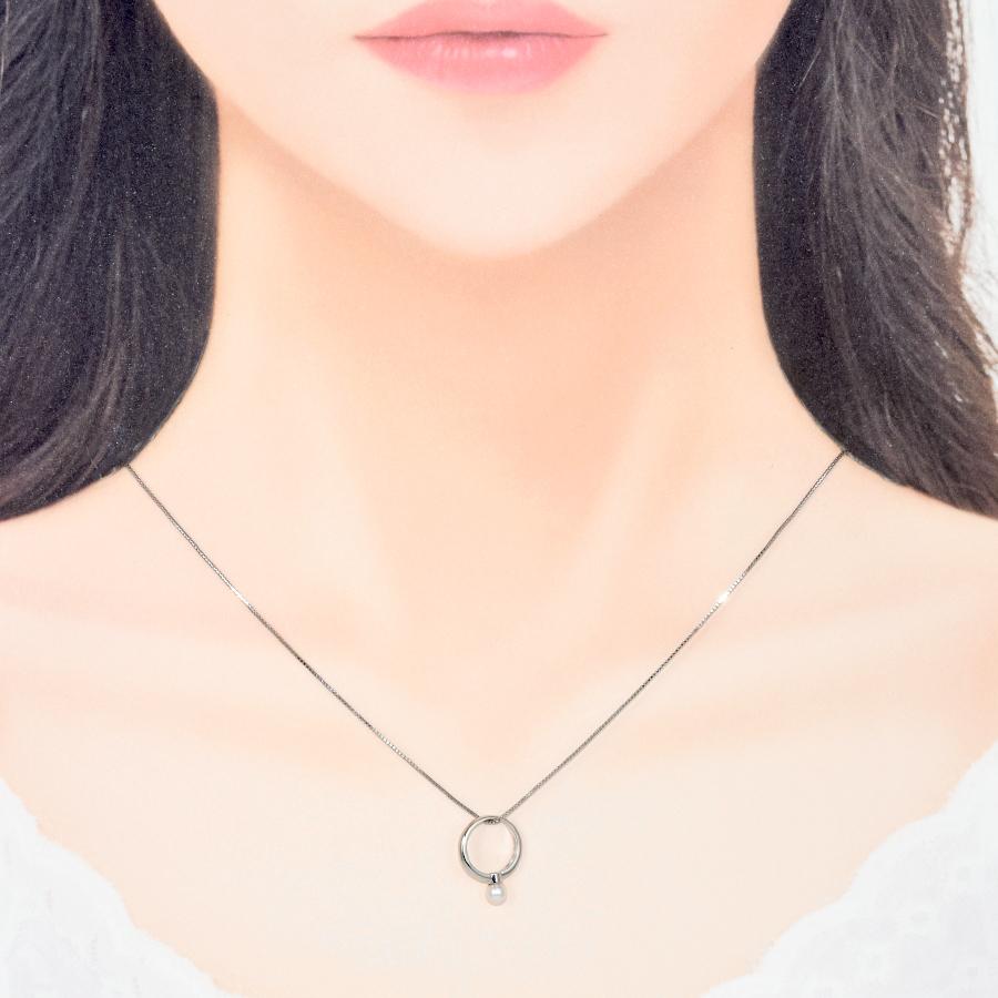 プラチナ850パールペンダント ネックレス 新品同様 パール ペンダント ネックレス プラチナ 900 850 リング