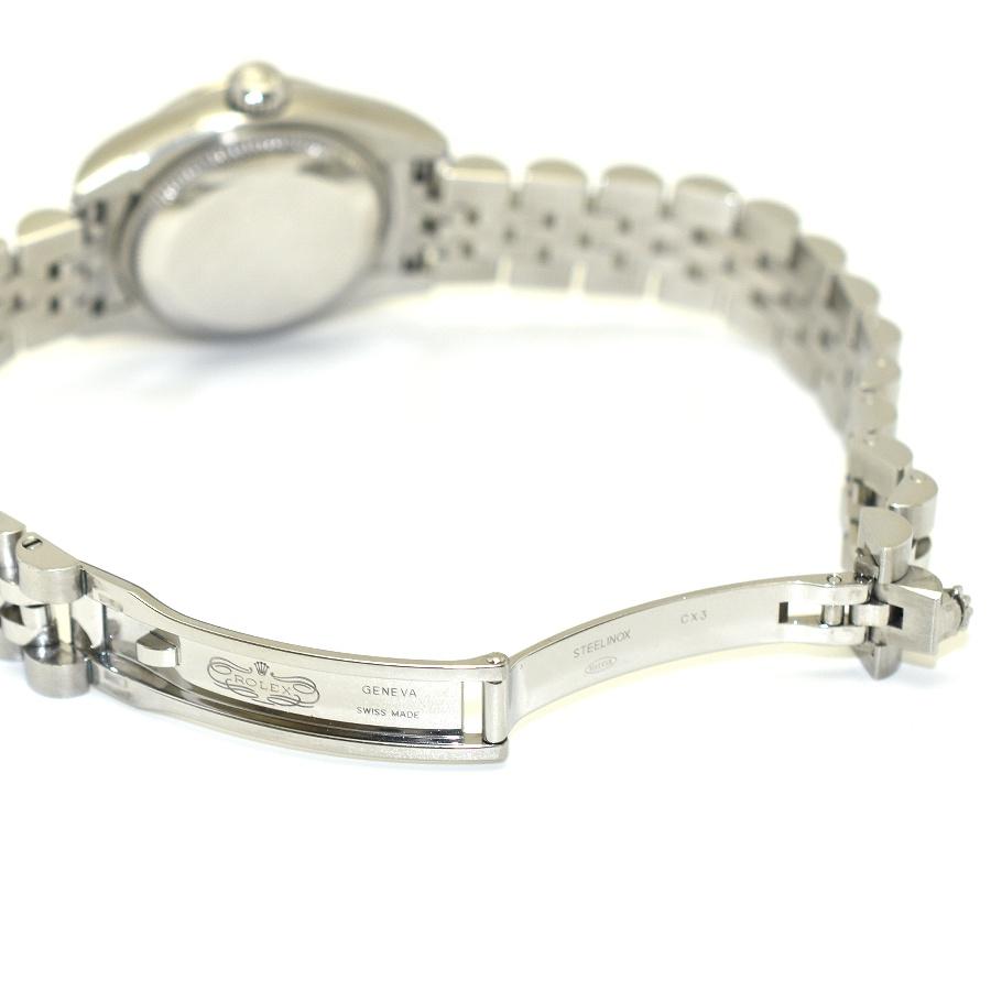 ロレックス ROLEX 10Pダイヤ コンピューター 179174G ランダム 自動巻き 腕時計 SS/WG ホワイト デイトジャスト ロレックス ROLEX 179174 ランダム 腕時計 ホワイト