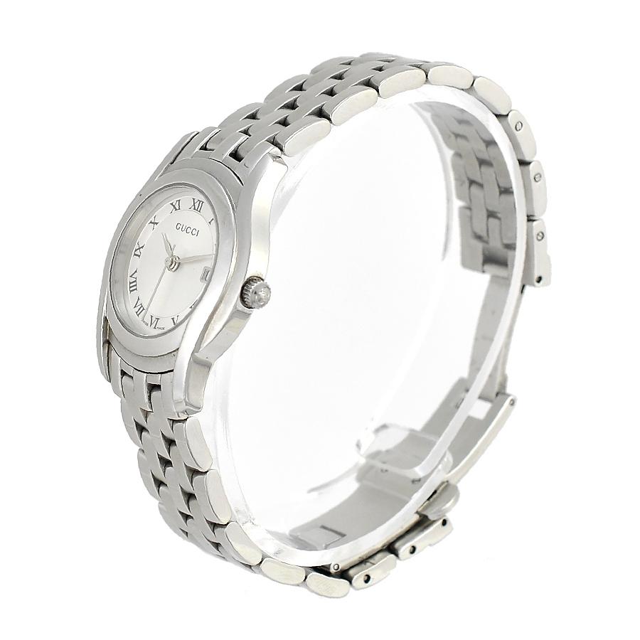 GUCCI グッチ Gクラス クォーツ デイト 3針ラウンドフェイス 5500L