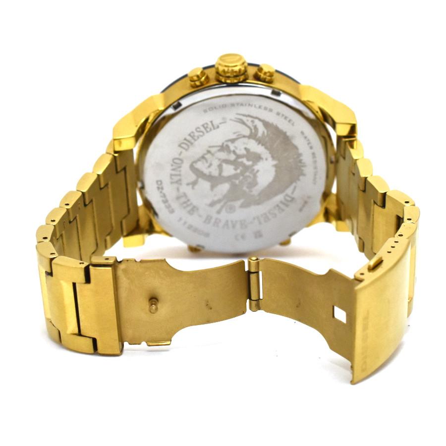 ディーゼル 腕時計 ミスターダディ クロノグラフ SS DZ7333 メンズ ゴールド×ブラック文字盤 DIESEL｜melcastcom｜05