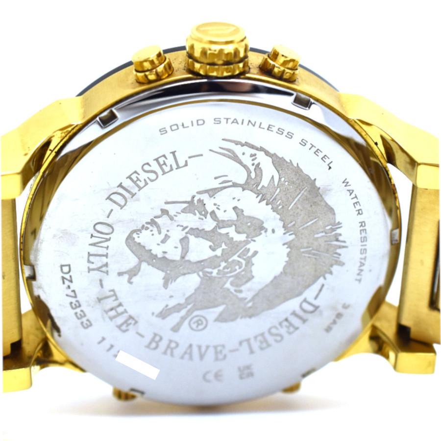 ディーゼル 腕時計 ミスターダディ クロノグラフ SS DZ7333 メンズ ゴールド×ブラック文字盤 DIESEL｜melcastcom｜06