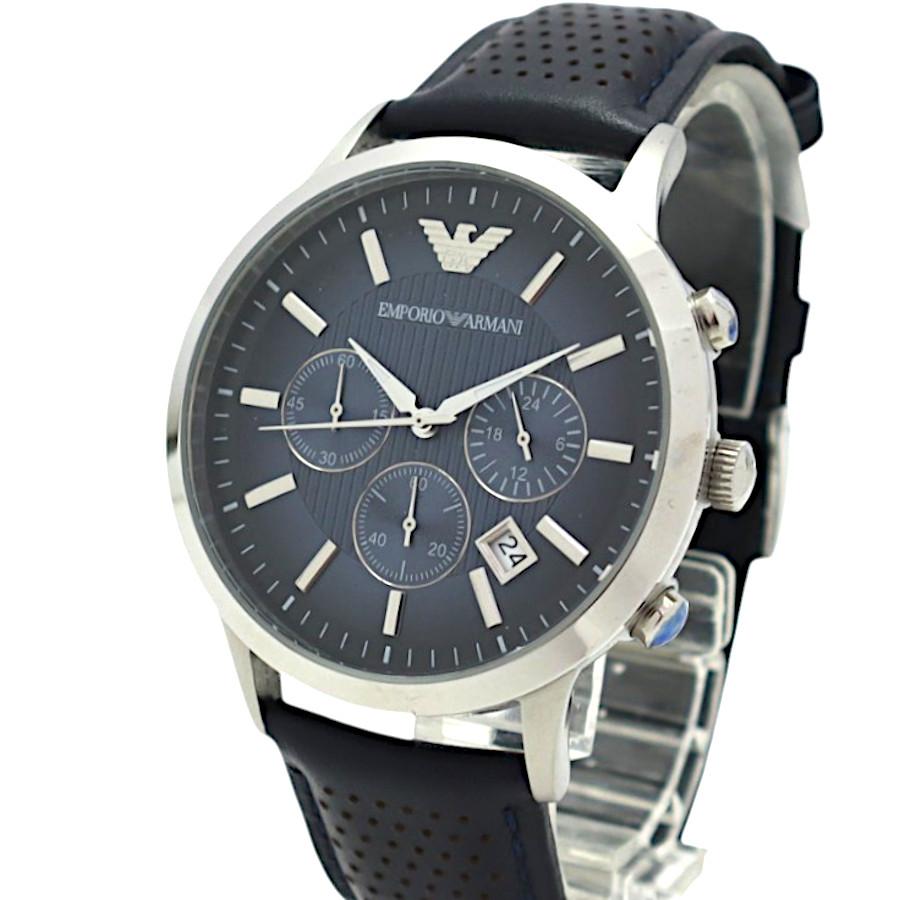 EMPORIO ARMANI 新品同様 エンポリオアルマーニ 腕時計 クォーツ AR 