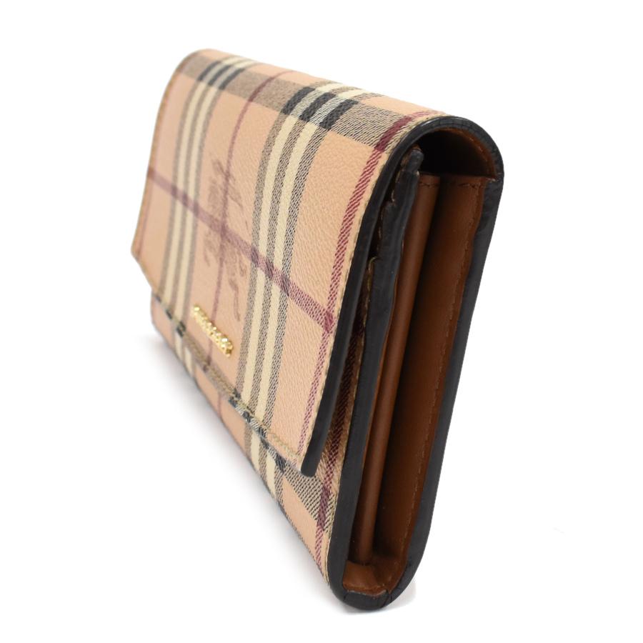 新品未使用 バーバリー burberry 財布 ノバチェック シャドウホース BURBERRY バーバリー ハルトン ウォレット 長財布 ノバチェック