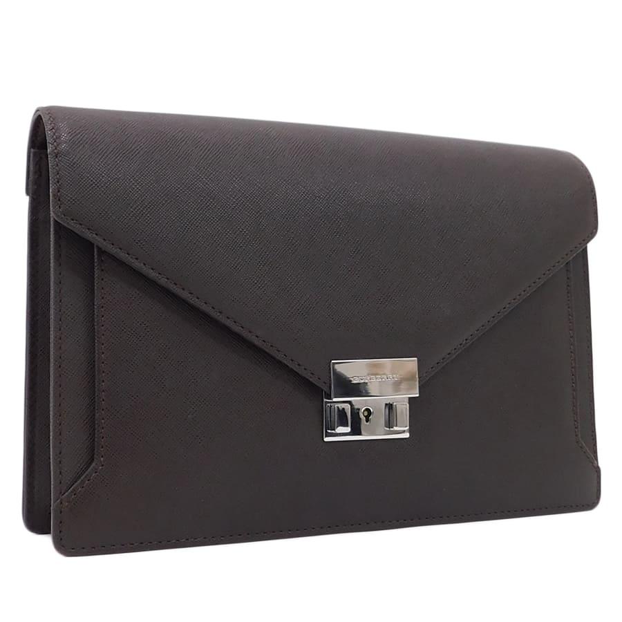 BURBERRY✨バーバリー　クラッチバッグ　レザー BURBERRY（バーバリー） 新品同様 クラッチ セカンドバッグ 5045-54