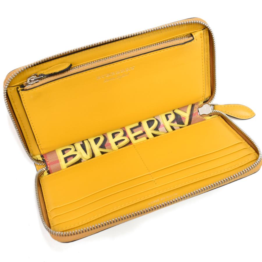 BURBERRY バーバリー グラフィティプリント ジップウォレット 長 BURBERRY バーバリー グラフィティプリント ジップウォレット 長