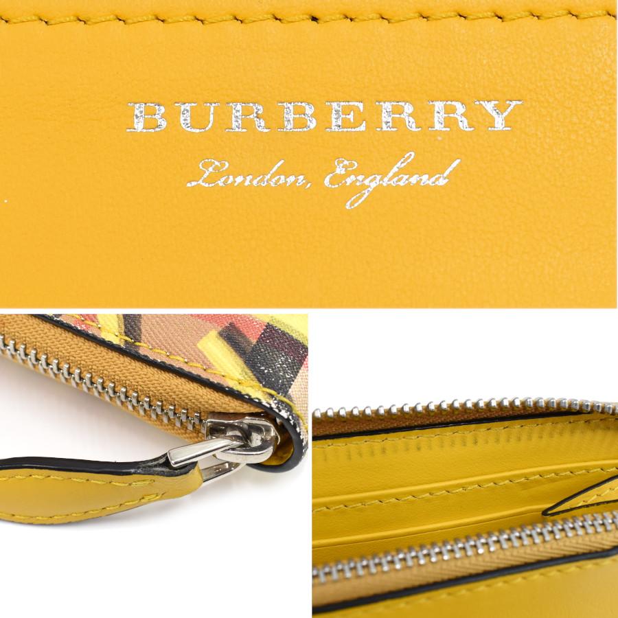 BURBERRY バーバリー グラフィティプリント ジップウォレット 長 BURBERRY バーバリー グラフィティプリント ジップウォレット 長