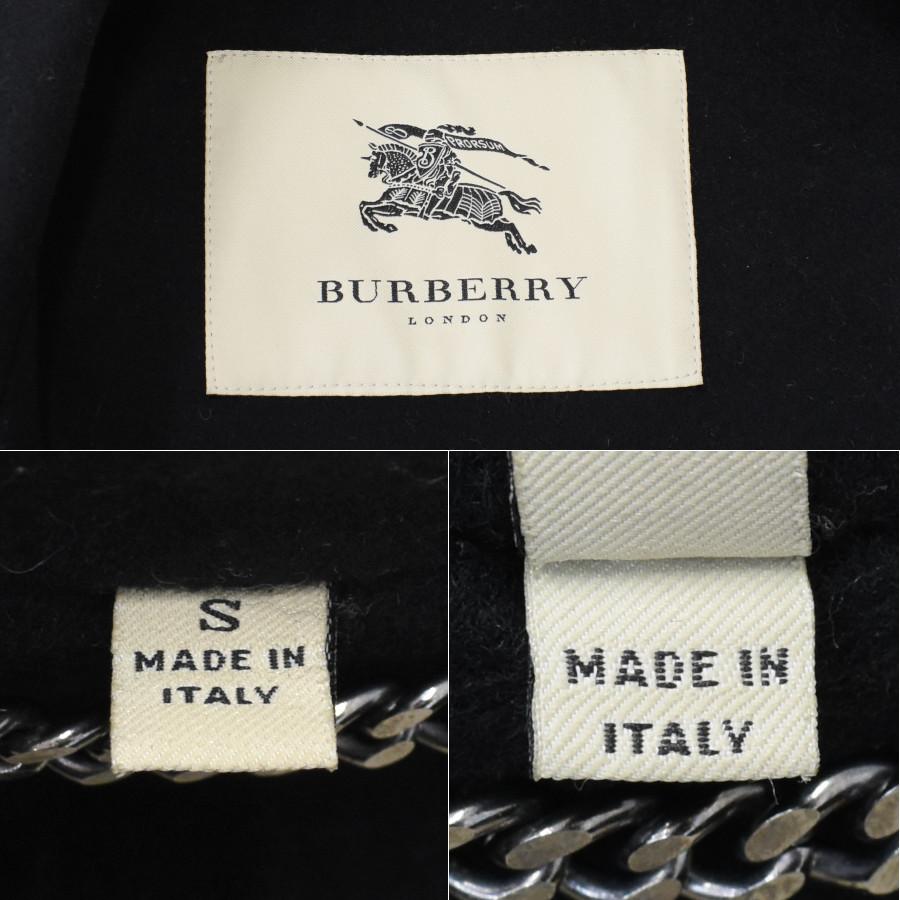 Burberry ブラック ダッフルコート ウール BURBERRY バーバリー ダッフルコート アウター S ウール