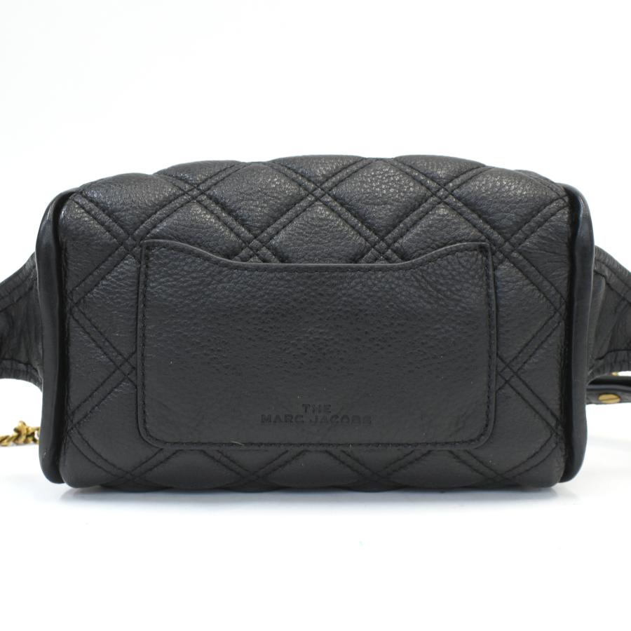未使用級✨マークジェイコブス　ボディバッグ　THE STATUS　レザー　黒 MARC JACOBS（マーク・ジェイコブス） 新品同様 ザ ステータス クロス