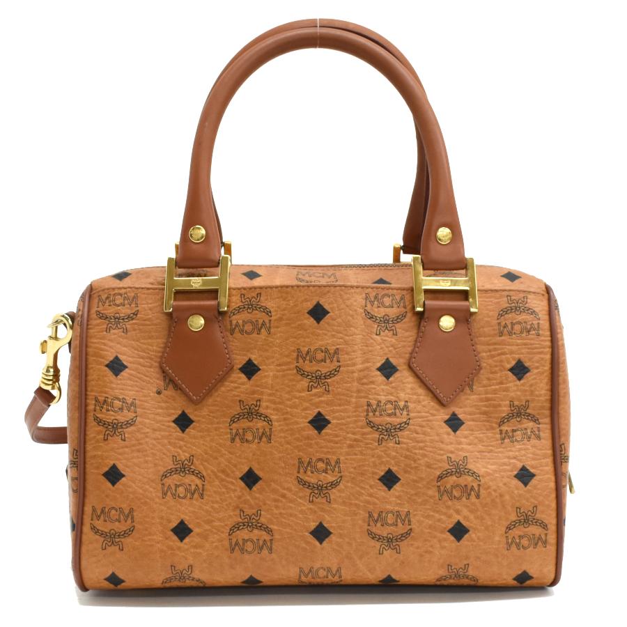 MCM エムシーエム 2way ハンドバッグ ショルダーバッグ ヴィセトス柄