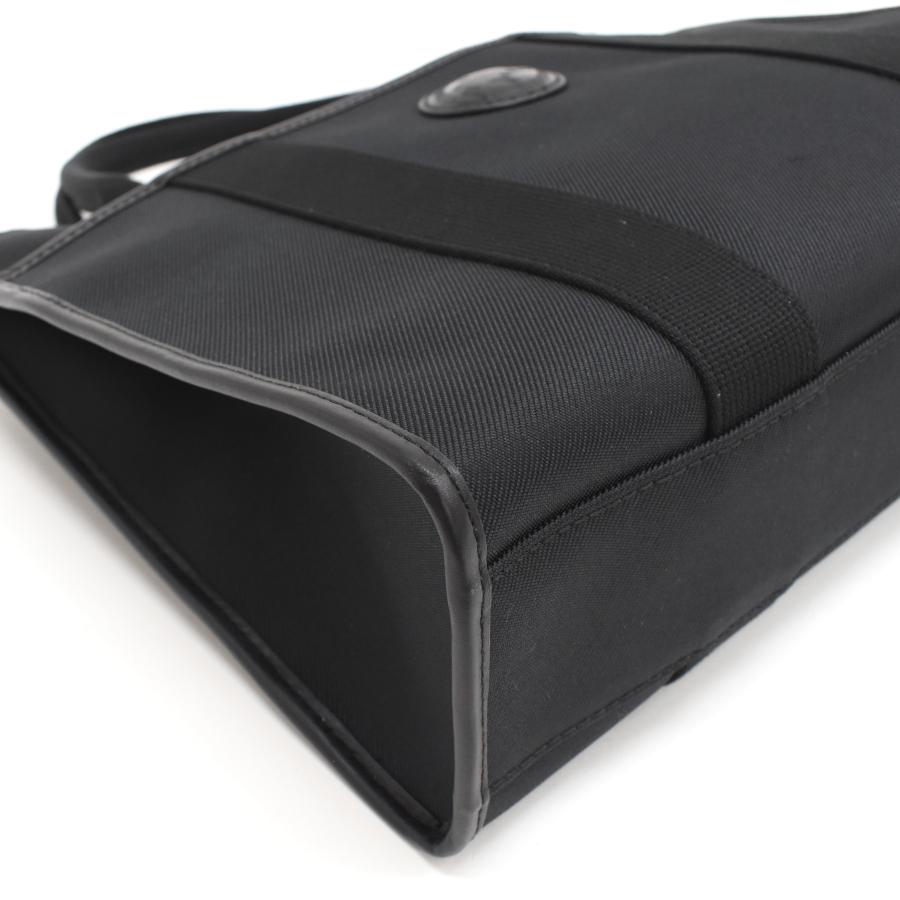 【美品】ハンティングワールド　A4 トートバッグ　レザー　黒　ブラック Hunting World（ハンティング・ワールド） トートバッグ キャンバス