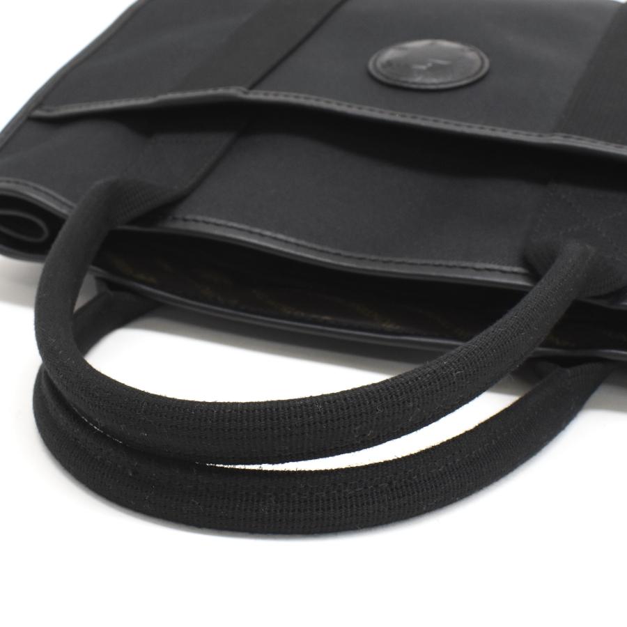 【美品】ハンティングワールド トートバッグ キャンバス ブラック 保存袋付 Hunting World（ハンティング・ワールド） トートバッグ キャンバス