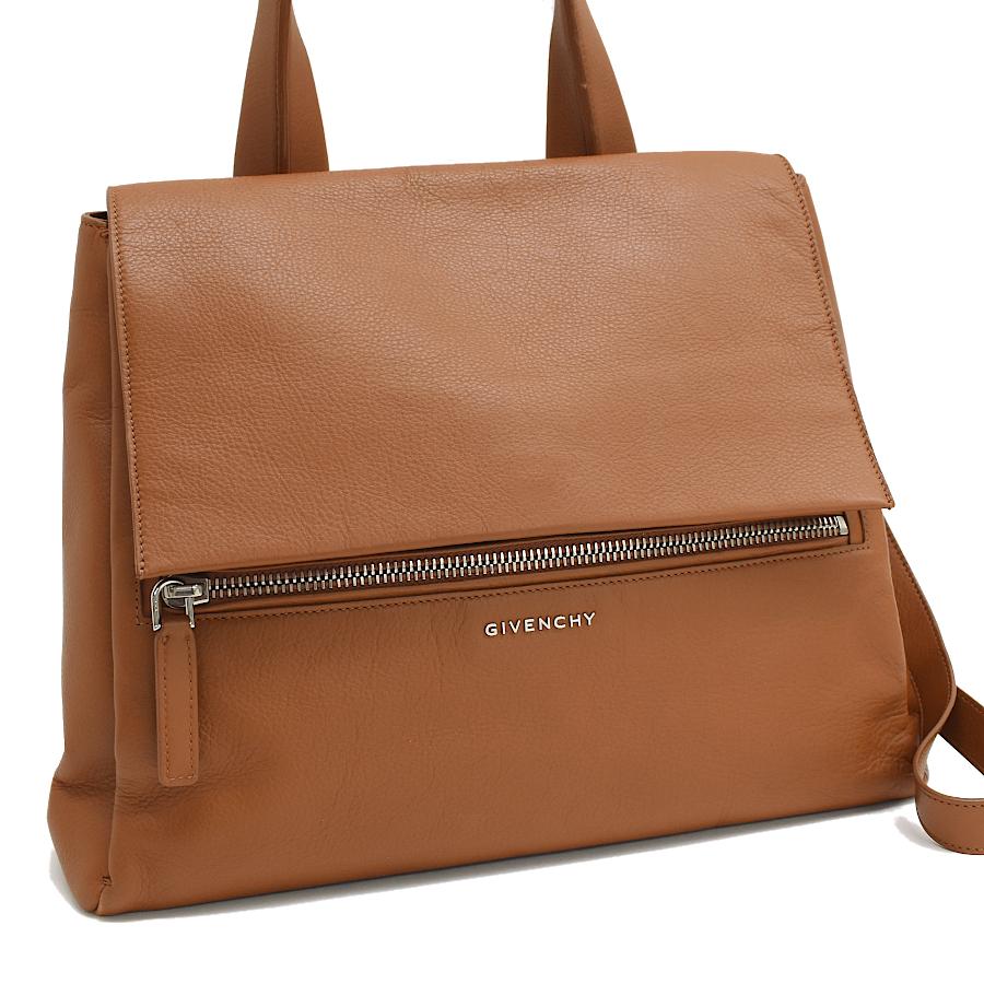 ジバンシー　givenchy パンドラ　2WAY ショルダーバッグ　ブラウン パンドラ 新品同様 ジバンシー 2way ハンドバッグ レザー