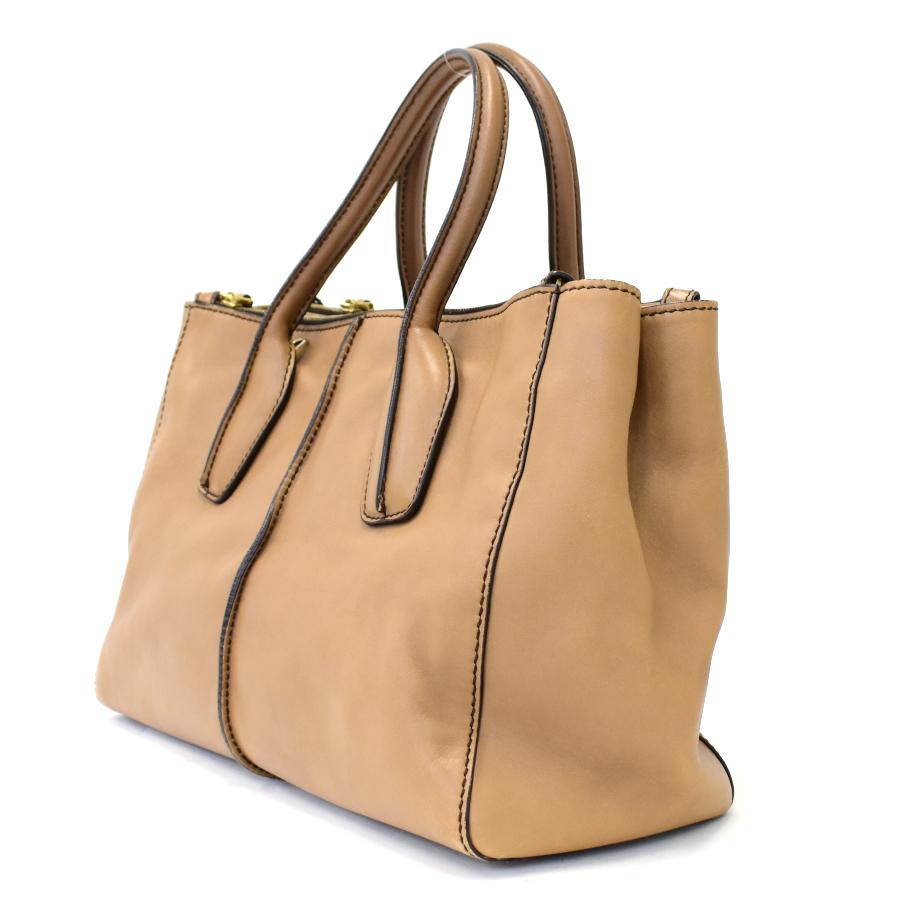 ✨️極美品✨️トッズ　Dバッグ　ハンドバッグ　2way　ゴールド金具　レザー TOD'S（トッズ） 2wayバッグ Dバッグ レディース レザー ライト