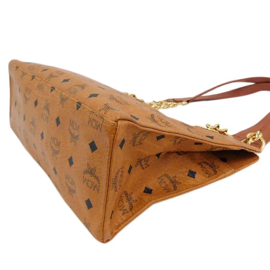 MCM ブラウントートバッグ MCM（エムシーエム） チェーンショルダー トートバッグ ブラウン系