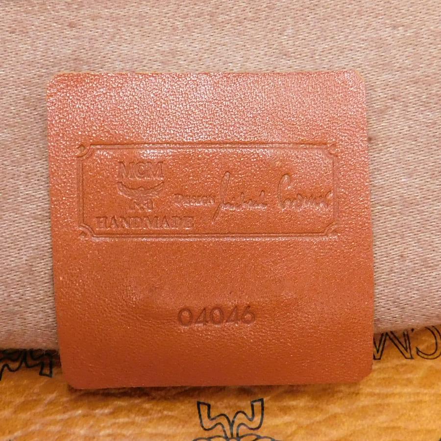 MCM（エムシーエム） チェーンショルダー トートバッグ ブラウン系