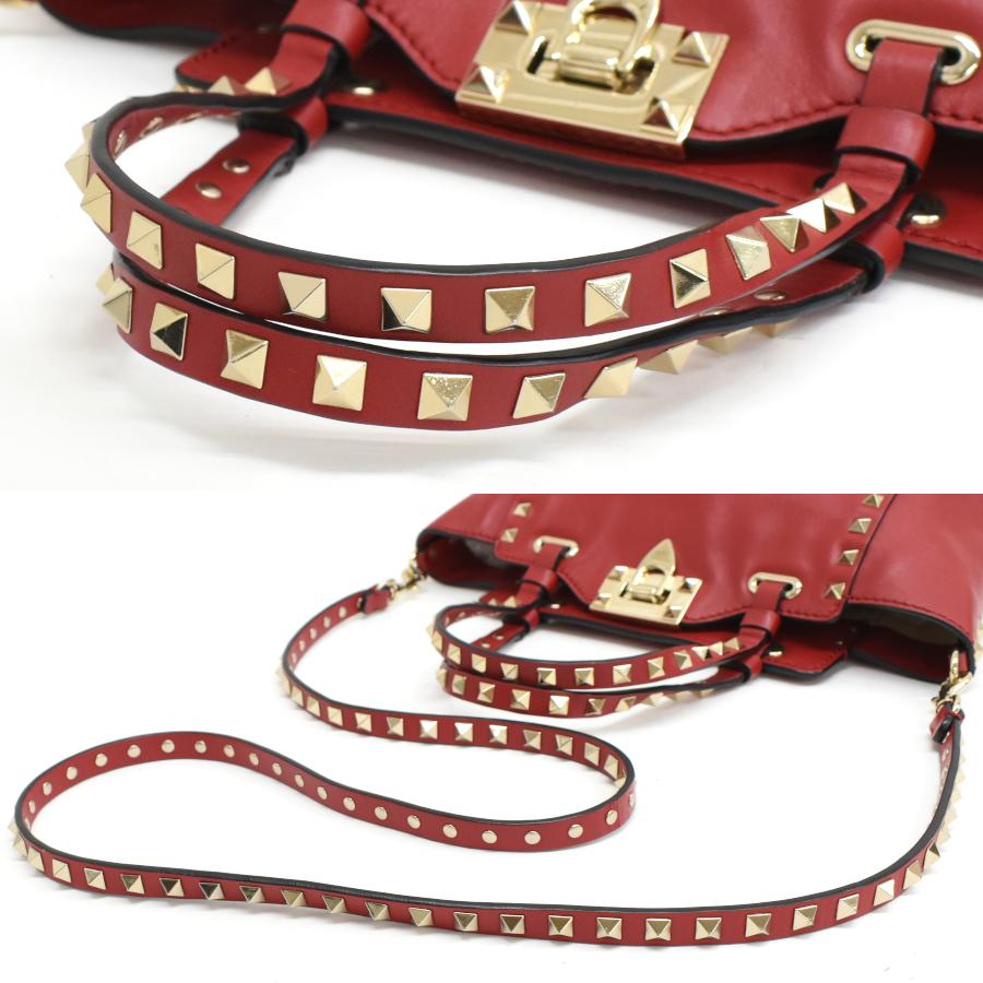 専用 ヴァレンティノガラヴァーニ ハンドバッグ 2way レザー ロックスタッズ 楽天市場】【ヴァレンティノ】Valentino ロックスタッズ