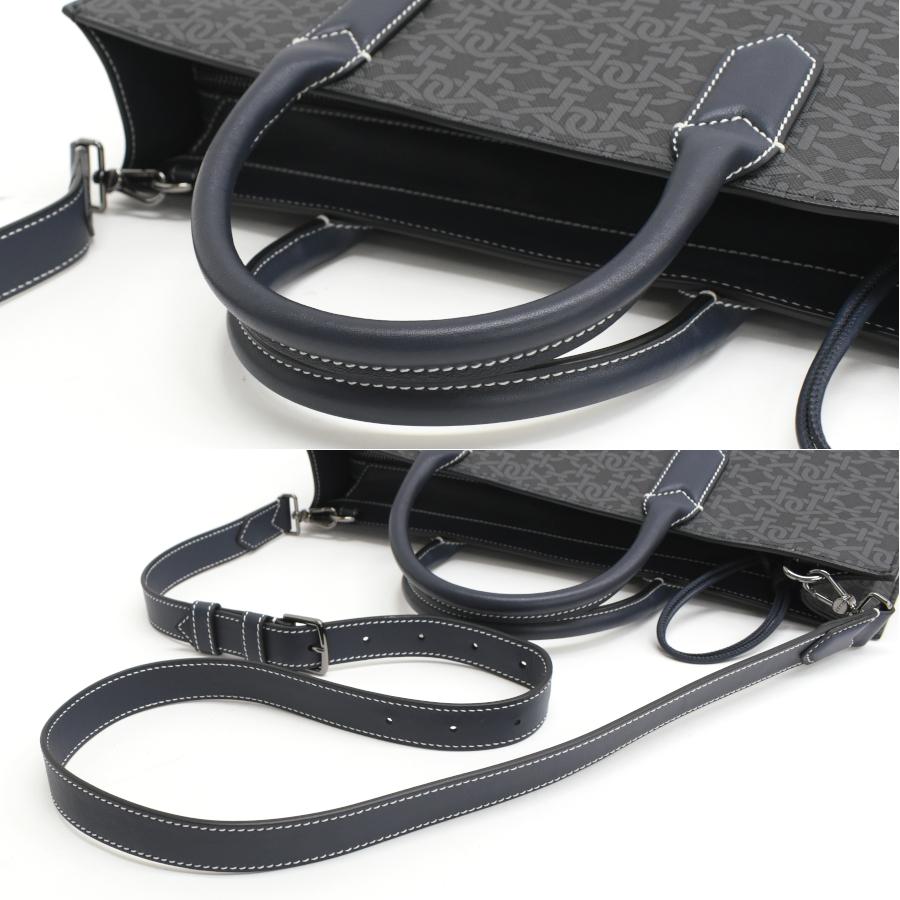 Bally（バリー） 新品同様 モノグラム トートバッグ 2way クロスボディ