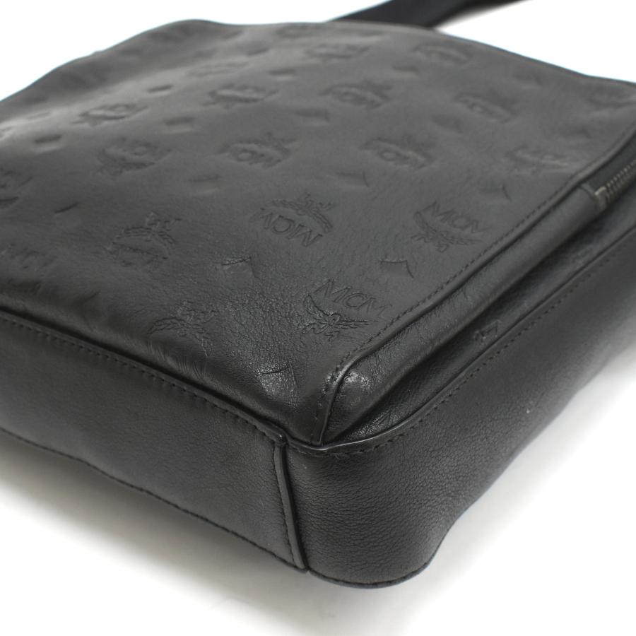 MCM ボディーバッグ ヴィセトス レザー ブラック MCM クロスボディ 