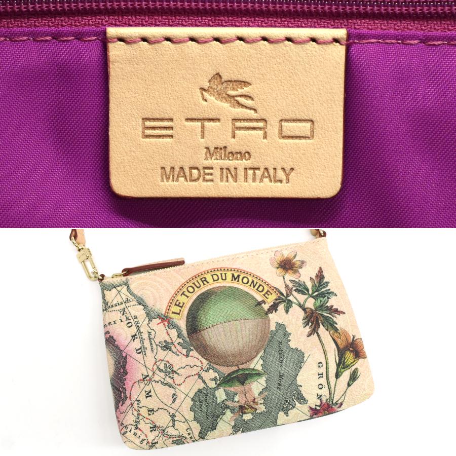 ETRO（エトロ） 新品同様 ショルダー トートバッグ コーテッド