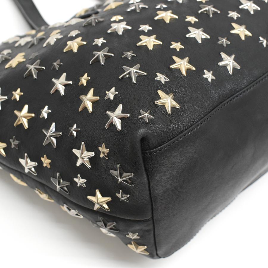 JIMMY CHOO ソフィア スタースタッズ ハンドバック レザー 黒 Jimmy Choo Sofia スタースタッズ トートバッグ 通販 - FARFETCH