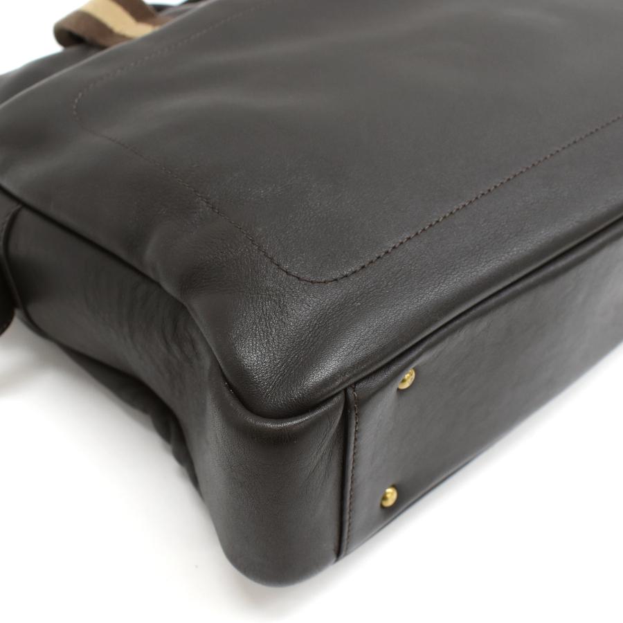 MCM（エムシーエム） ハンドバッグ ビジネスバッグ レザー ストライプ