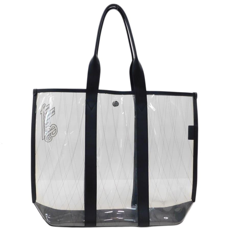 Bally（バリー） トートバッグ ビニール×レザー クリア×ブラック系