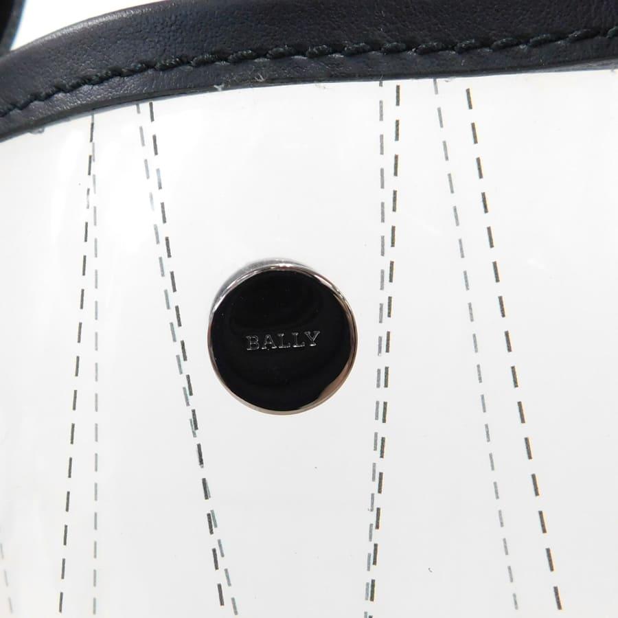 Bally（バリー） トートバッグ ビニール×レザー クリア×ブラック系