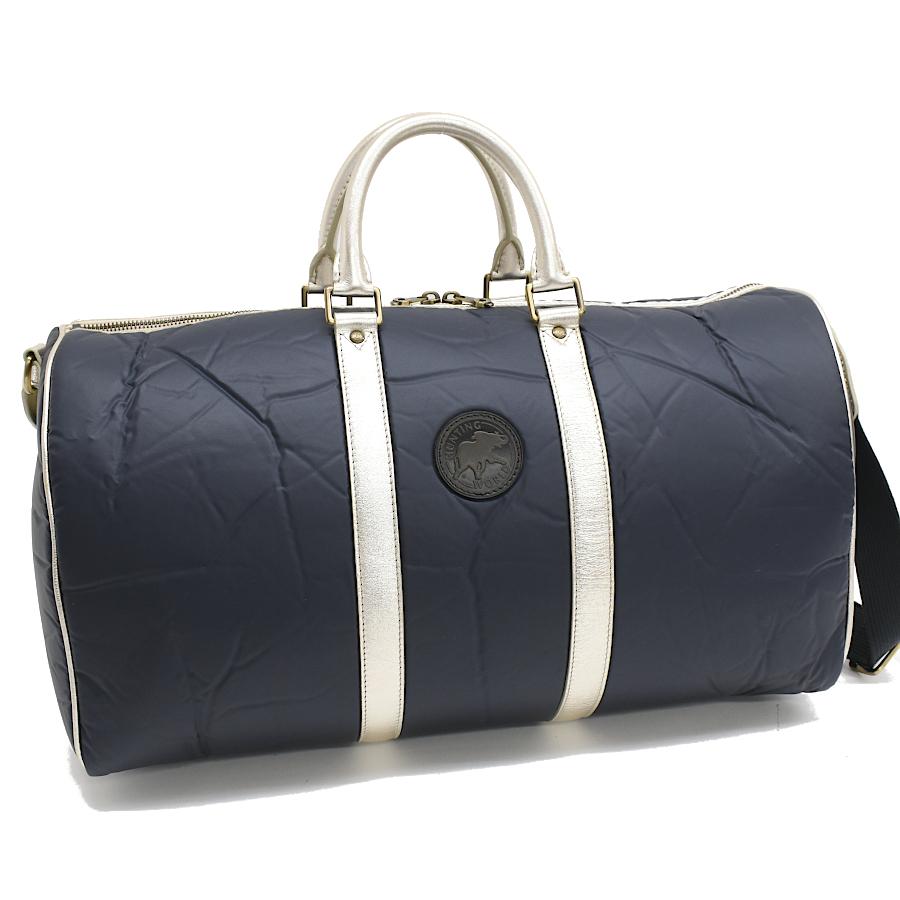 HUNTING WORLD ボストンバッグ ネイビー Hunting World（ハンティング・ワールド） 2way ボストンバッグ