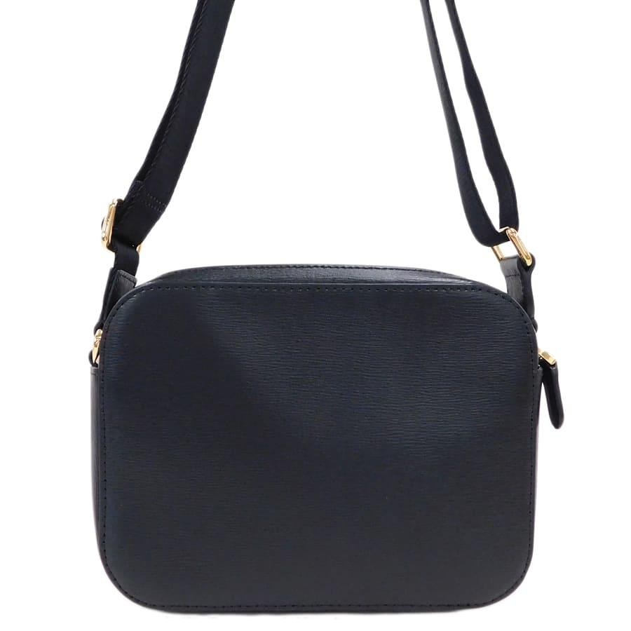 【美品】ローレンラルフローレン　ショルダーバッグ　ブラック　本革　RLLロゴ LAUREN RALPH 新品同様 ローレンラルフローレン ショルダー