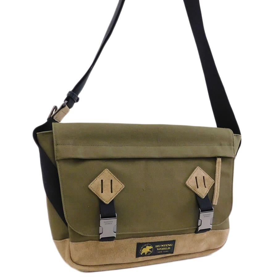 ハンティングワールド　ショルダーバック Hunting World（ハンティング・ワールド） 新品同様 ショルダーバッグ