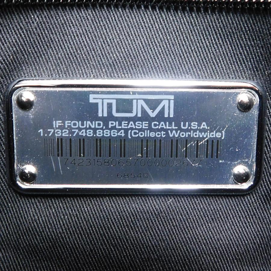 TUMI（トゥミ） 新品同様 ショルダーバッグ 6854D レザー ブラック系