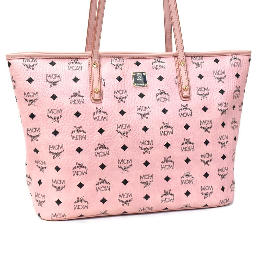 エバニュー MCM(エムシーエム) ピンク トートバッグ バッグ | www