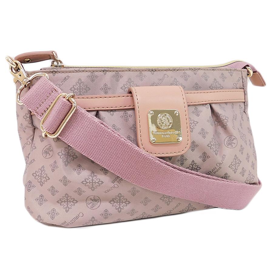 新品同様 クリスチャンオリビエ キャンバス ショルダーバッグ 薄ピンク レデイーズ Christian Olivier メルキャスト 通販 Yahoo ショッピング