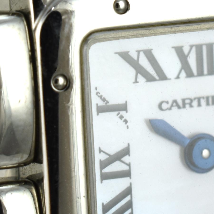 新品同様 カルティエ 時計 パンテール リュバン 2420 ステンレススチール ホワイトシェル文字盤 CARTIER｜melcastcom｜07