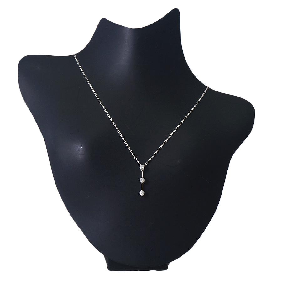 STAR JEWELRY プラチナ950 ダイヤモンドネックレス スタージュエリー ペンダント プラチナ950 ダイヤモンド 0.15ct 2.6g